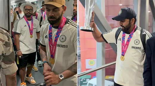 Rohit Sharma’s T20 World Cup Champions get grand welcome at airport, mega celebration planned